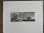 250 jaar OUD - Kasteel rammekes Bij Middelburg 1742, Antiek en Kunst, Kunst | Etsen en Gravures, Ophalen of Verzenden