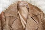 Prachtige Exclusieve Leren Jas (S) € 70,-, Bruin, Ophalen of Verzenden, Zo goed als nieuw, Vintage