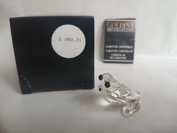 Goldina Art Collection kristallen kikker beschikbaar voor biedingen