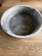Antieke handgesneden zaaibak trog, Antiek en Kunst, Curiosa en Brocante, Ophalen of Verzenden