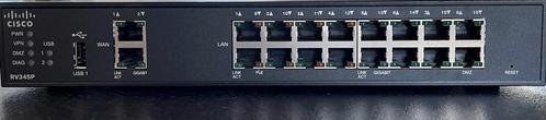 Cisco RV345P router PoE, Computers en Software, Routers en Modems, Zo goed als nieuw, Router, Ophalen of Verzenden