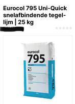 Eurocol 795 Uni-Quick Tegellijm 25kg, Doe-het-zelf en Verbouw, Tegels, Keramiek, Nieuw, Minder dan 5 m², Vloertegels