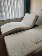 Verstelbaar 2x eenpersoonsbed (Moet weg), Ophalen, Verstelbaar, 90 cm, Tweepersoons