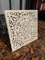 Oosters wandpaneel - handsnijwerk - 80x80 cm, Niet bekend, Zo goed als nieuw, Niet bekend, Ophalen