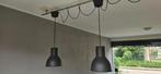 Verstelbare hanglamp/tafellamp met 2 lampen, Ophalen, 50 tot 75 cm, Zo goed als nieuw, Metaal