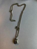 Vintage charm 835 silver Austrian Edelweiss flower bell, Verzenden, Zo goed als nieuw, Zilver