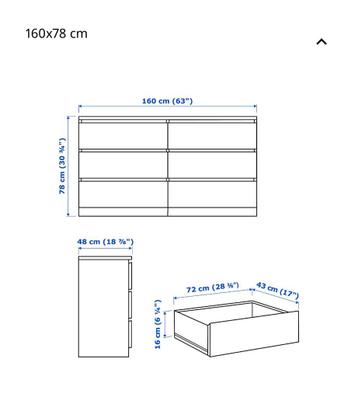 Malm ladekast ikea - afbeelding 3