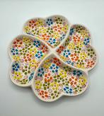 serveerschaal in de vorm van een klaverblad met vier vakken, Keramiek, Ophalen of Verzenden, Overige stijlen, Schaal of Schalen