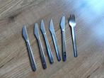 KLM Bestek uit de jaren 80 messen en vork Amfeta Sola, Huis en Inrichting, Keuken | Bestek, Ophalen of Verzenden, Gebruikt, Rvs of Chroom