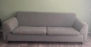 Cloak Breeze 3-zitsbank met nieuwe hoes kleur taupe/zand beschikbaar voor biedingen