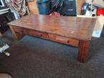 Salontafel teak, Huis en Inrichting, Tafels | Salontafels, Ophalen, Gebruikt, 100 tot 150 cm, Teakhout