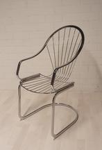 vintage  rinaldi design buisframe stoel, Huis en Inrichting, Stoelen, Metaal, Zo goed als nieuw, Eén, Ophalen