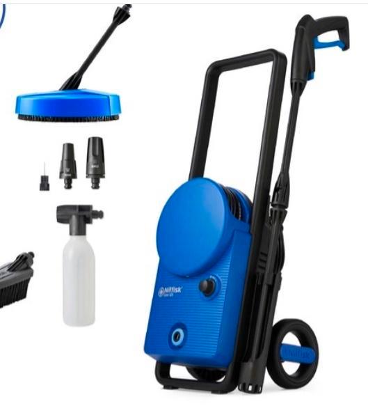 Hoge druk spuit Nilfisk Core 125 125 Bar Compact met acc., Tuin en Terras, Hogedrukreinigers, Zo goed als nieuw, Elektrisch, Met autostop en -start