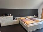 Slaapkamer tweepersoons ledikant en ladekasten, Huis en Inrichting, Slaapkamer | Bedden, Ophalen, Tweepersoons, 180 cm, Modern
