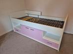 Halfhoogslaper, Kinderen en Baby's, Kinderkamer | Bedden, Ophalen, 85 tot 100 cm, Gebruikt, Lattenbodem