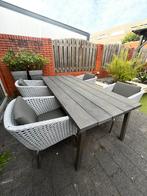 Tuinset, Tuin en Terras, Tuinsets en Loungesets, Ophalen, 4 zitplaatsen, Kunststof, Gebruikt