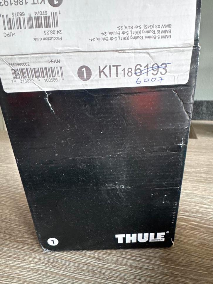 Thule EVO KIT 186007 BMW X5 (2019+), Auto diversen, Dakdragers, Zo goed als nieuw, Verzenden