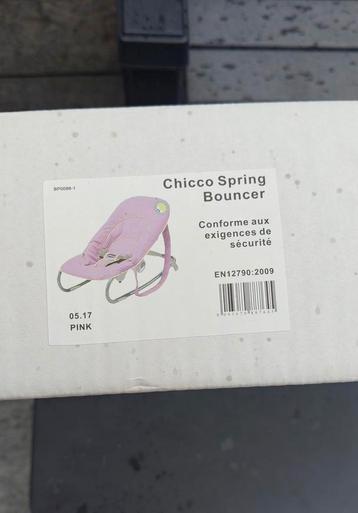 NIEUW IN DOOS! Chicco Spring Bouncer Wipstoel Roze beschikbaar voor biedingen