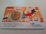 Oranje Geluksdubbeltje 2016 in Coincard, Postzegels en Munten, Munten | Nederland, Ophalen of Verzenden