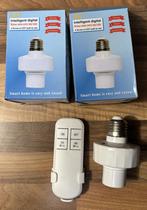 2X Draadloze Smart fitting met afstand bediening E27 (Nieuw), Soft of Flame, Overige typen, Nieuw, E27 (groot)