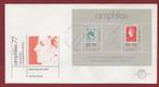 Nederland - FDC E-159a - Amphilex '77 - blok - onb., Postzegels en Munten, Postzegels | Eerstedagenveloppen, Ophalen of Verzenden