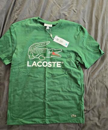 Nieuw Lacoste T-shirt - Maat M - Groen beschikbaar voor biedingen