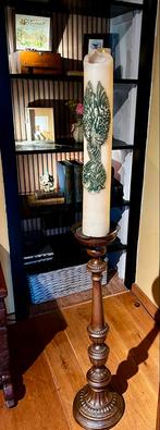 Kandelaar 82 cm. hoog, Ophalen, Gebruikt, 75 cm of meer, Kandelaar