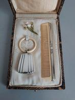 Zilveren geboorte set - Art Deco - Frankrijk CA: 1920., Antiek en Kunst, Antiek | Goud en Zilver, Ophalen of Verzenden, Zilver