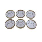 Set vintage gourmet borden Buckeburg, Overige materialen, Gebruikt, Buckeburg, Onbekend