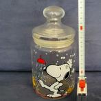 Snoopy koekjestrommel glaas pot met deksel, Ophalen of Verzenden