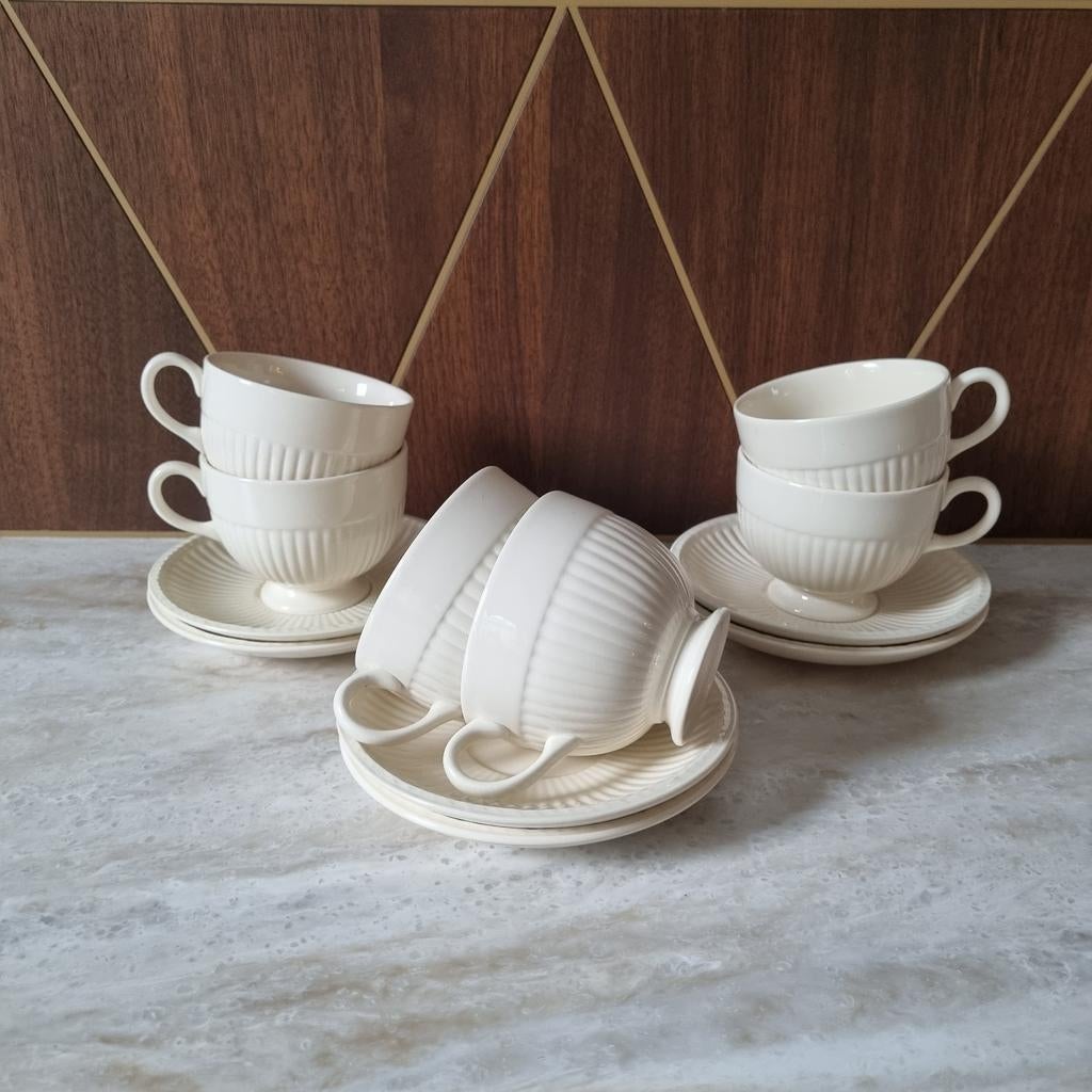 Wedgwood edme grote theekop en schotel, Ophalen of Verzenden, Zo goed als nieuw, Wedgwood, Kop(pen) en/of Schotel(s)