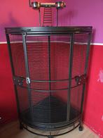 Hoekvogelkooi, Ophalen, Zo goed als nieuw, Metaal, Vogelkooi