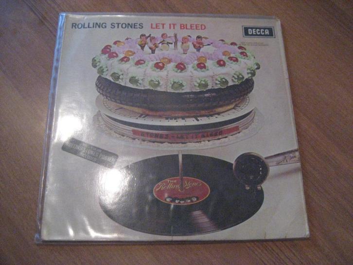 60s the rolling stones let it bleed, Cd's en Dvd's, Vinyl | Rock, Gebruikt, Poprock, 12 inch, Ophalen of Verzenden