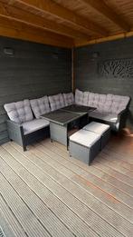 Tuinset Wicker lounge Barletta met hoge tafel, Tuin en Terras, Tuinsets en Loungesets, Ophalen, Zo goed als nieuw, Wicker