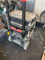Milwaukee Packout Set - Gereedschapskist, Ophalen of Verzenden, Gevuld, Gebruikt