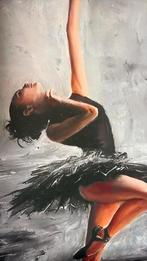 Ballerina op canvas, Ophalen of Verzenden