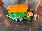 Playmobil Paardentrailer met 2 paarden, Ophalen, Gebruikt, Jongen of Meisje