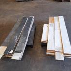 Massieve grenen vloer 17m2 vloerdelen 19,19,5 en 20 cm breed, Doe-het-zelf en Verbouw, Vloerdelen en Plavuizen, Ophalen, Gebruikt