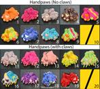 Fursuit handpaws, tails, sets, Verzenden