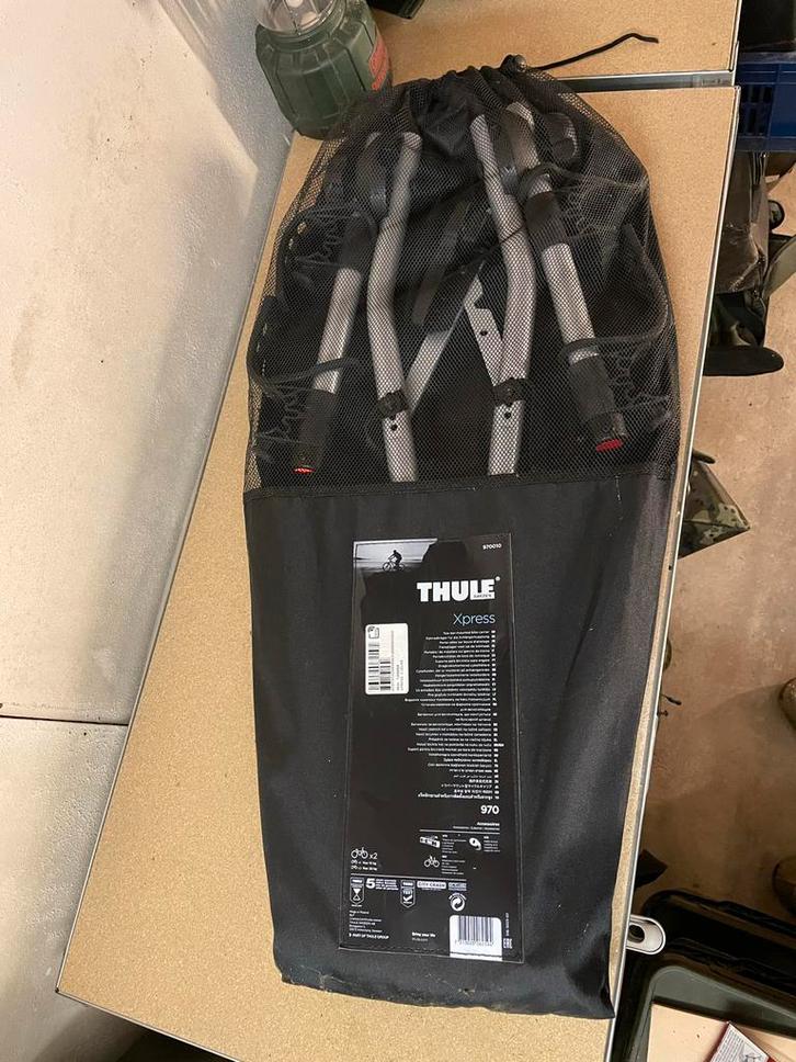 Thule Xpress 2 Fietsendrager, Auto diversen, Fietsendragers, Zo goed als nieuw, Achterklepdrager, 2 fietsen, Ophalen of Verzenden