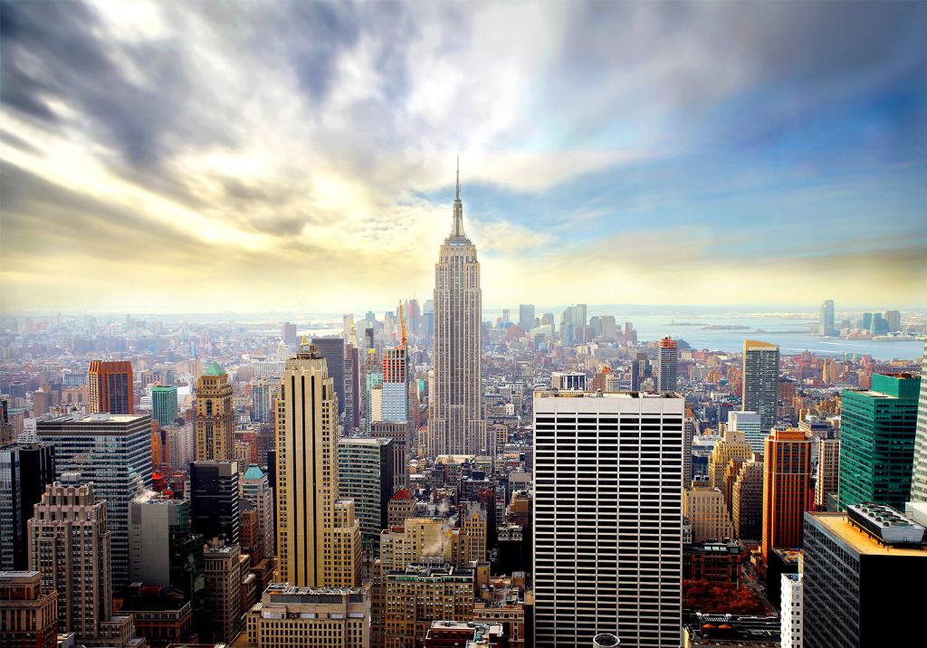 60 New York Vlies Fotobehang 350x250cm in 3 maten Nieuw, Huis en Inrichting, Stoffering | Behang, Ophalen of Verzenden, Minder dan 10 m²