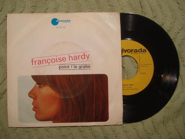 Françoise Hardy 7" Vinyl Single: ‘Point’ (Portugal), Cd's en Dvd's, Vinyl Singles, Gebruikt, Single, Pop, 7 inch, Ophalen of Verzenden
