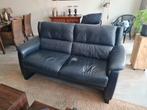 GRATIS 3-delig echt lederen bankstel + GRATIS bezorging, Ophalen, Gebruikt, Klassiek, Rechte bank
