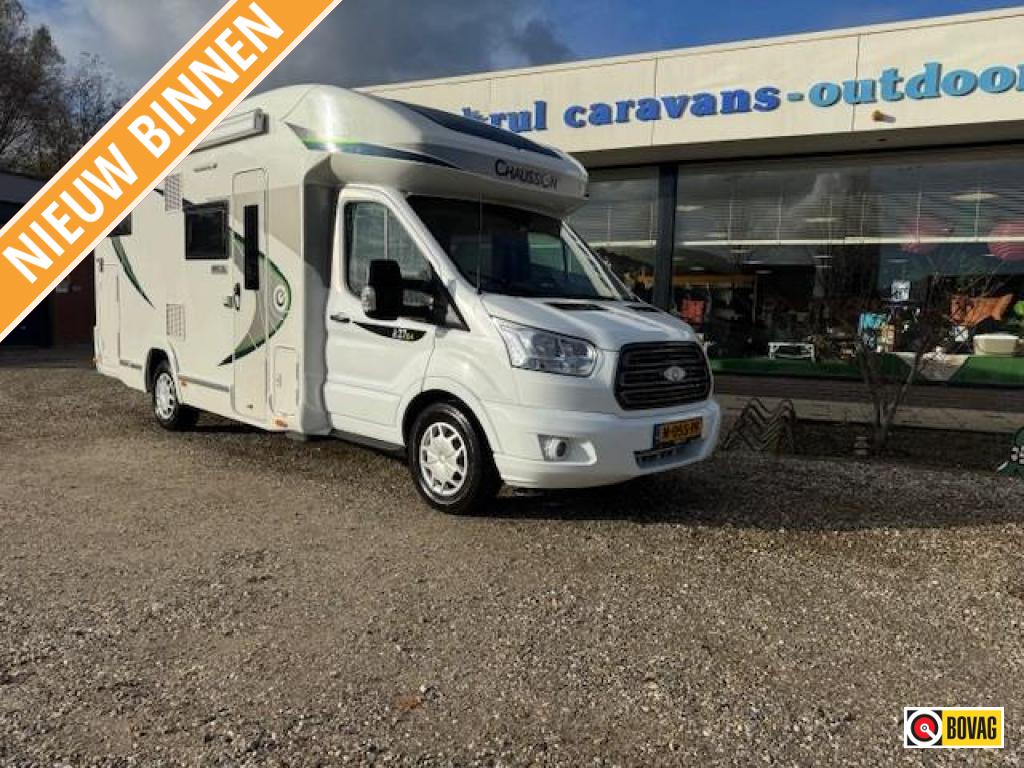 Chausson Special Edition 627 GA level systeem zonnepaneel, Caravans en Kamperen, Campers, Ringverwarming, Luifel, Ford, Startonderbreker