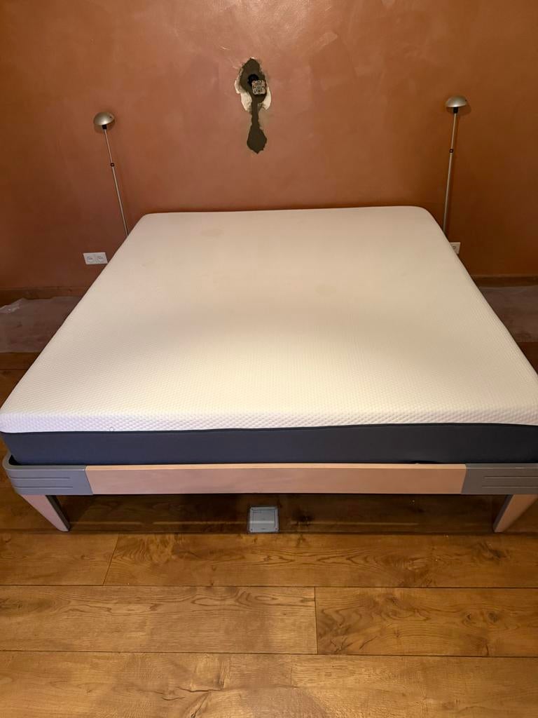 Auping Elektrisch Verstelbaar Bed met Emma Matras 180x200, Huis en Inrichting, Slaapkamer | Bedden, Ophalen, Overige kleuren, Tweepersoons
