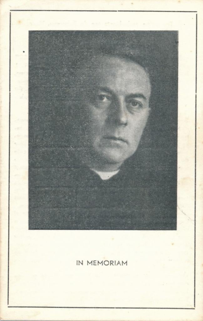 Visser Theodorus 1895 Boxtel 1960 Biest-Houtakker priester, Ophalen of Verzenden, Bidprentje