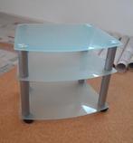 Glazen televisiemeubel / TV tafel / TV meubel / op wieltjes, Glas, Minder dan 100 cm, 25 tot 50 cm, 50 tot 100 cm