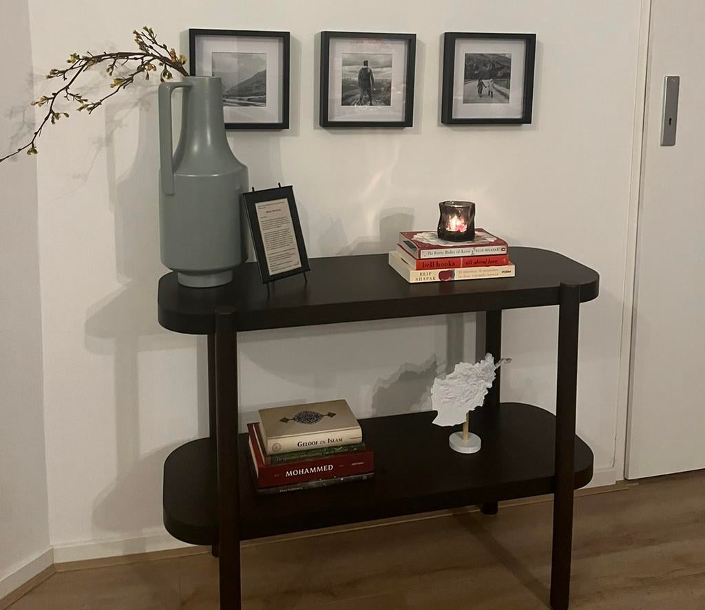 Listerby side table IKEA, Huis en Inrichting, Tafels | Sidetables, Ophalen, Zo goed als nieuw, 25 tot 50 cm, Rechthoekig