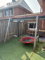 Stevige houten schommel met 3 schommels voor de tuin, Kinderen en Baby's, Speelgoed | Buiten | Speeltoestellen, Ophalen of Verzenden
