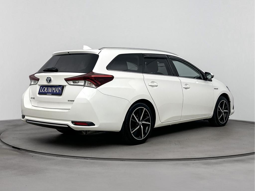 Toyota Auris Touring Sports 1.8 Hybrid Dynamic Ultimate, Auto's, Toyota, 12 maanden, Gebruikt, Zwart, Alcantara
